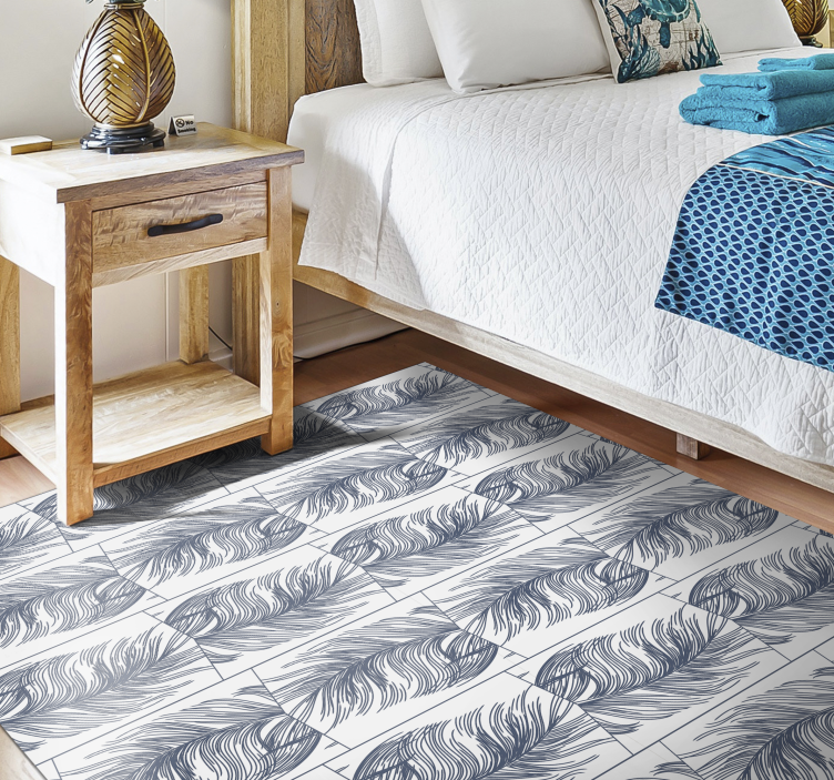 Vinil podovi priroda graciozno lišće - TenStickers