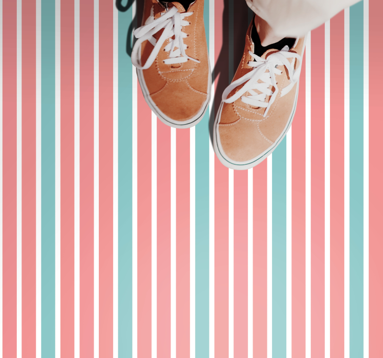 Vinil podovi prugasta jarki prugasti print - TenStickers