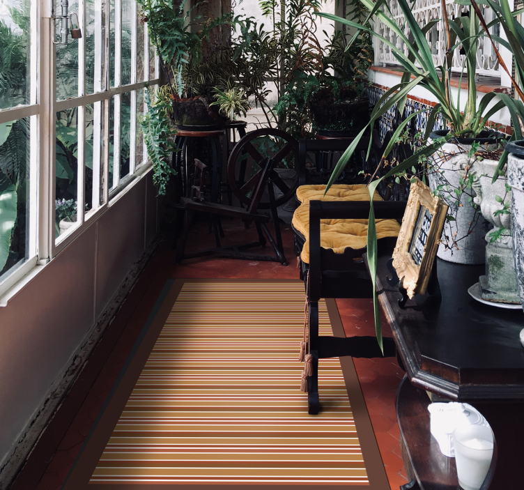 Vinil podovi prugasta prugasti motiv - TenStickers