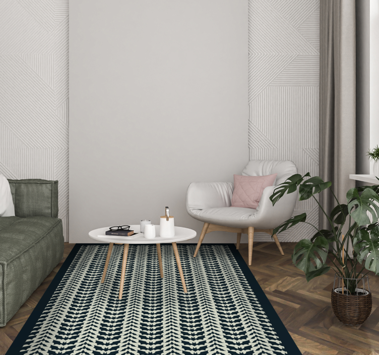 Vinil podovi prugasta ševron zamršenost - TenStickers