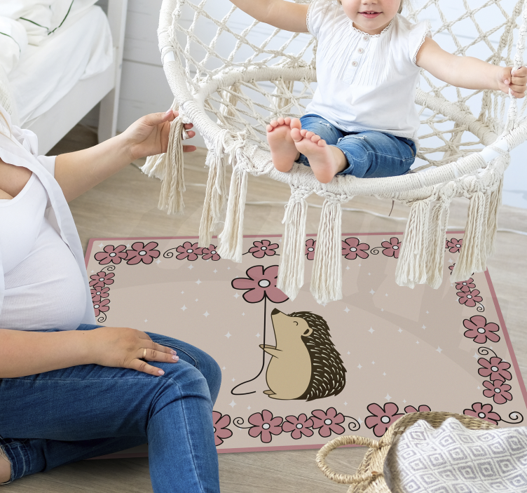 Vinil podovi rasadnici jež cvjetni - TenStickers