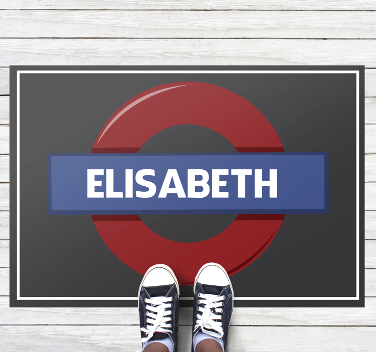 Vinil podovi s imenima podzemni znak - TenStickers