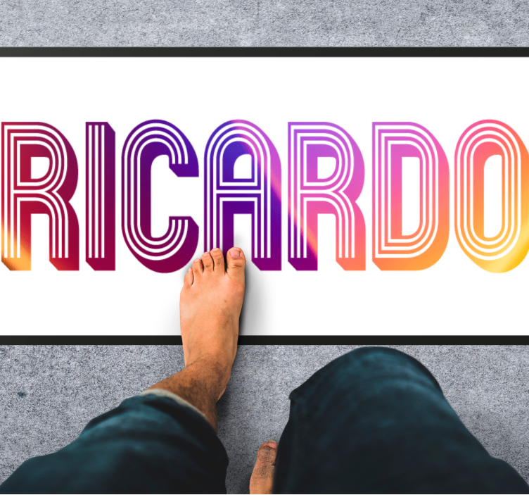 Vinil podovi tinejdžeri prilagođeno ime neon - TenStickers