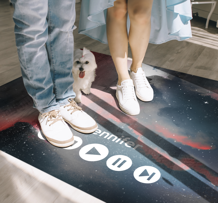 Vinil podovi tinejdžeri prilagođena glazba iz svemira - TenStickers