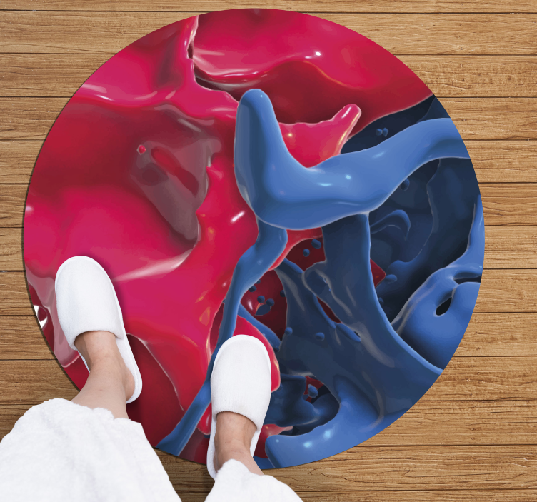 Vinil podovi tekstura apstraktni tok boja - TenStickers