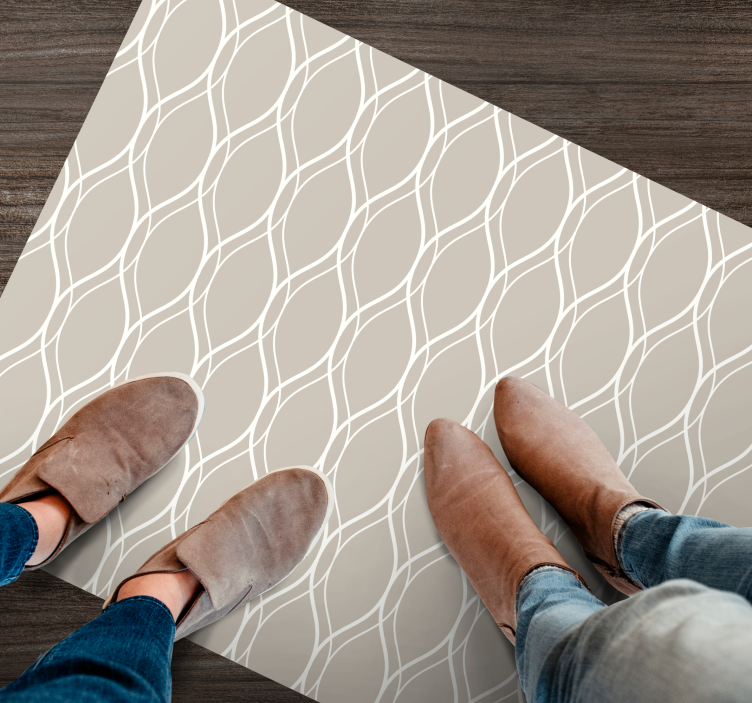 Vinil podovi tekstura motiv vijugave linije - TenStickers