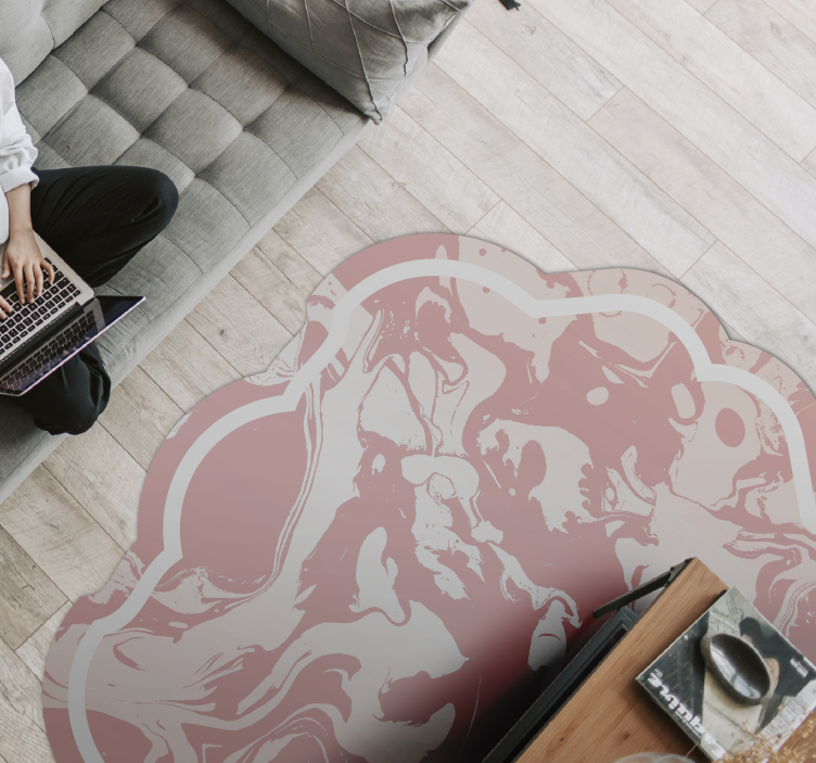 Vinil podovi tekstura mramorirani vrtlozi - TenStickers