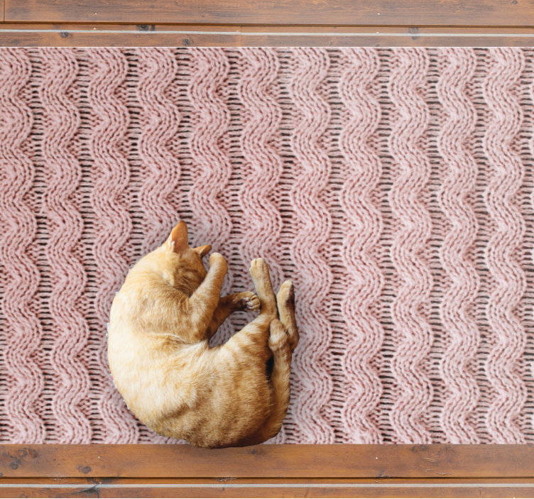 Vinil podovi spavaća soba valoviti uzorak - TenStickers