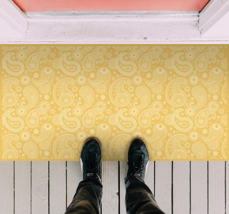 Vinil podovi tekstura zamršenost paisley uzorka - TenStickers