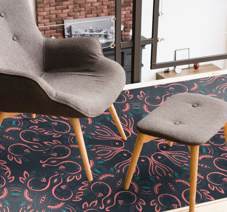 Vinil podovi životinja paisley hobotnica - TenStickers