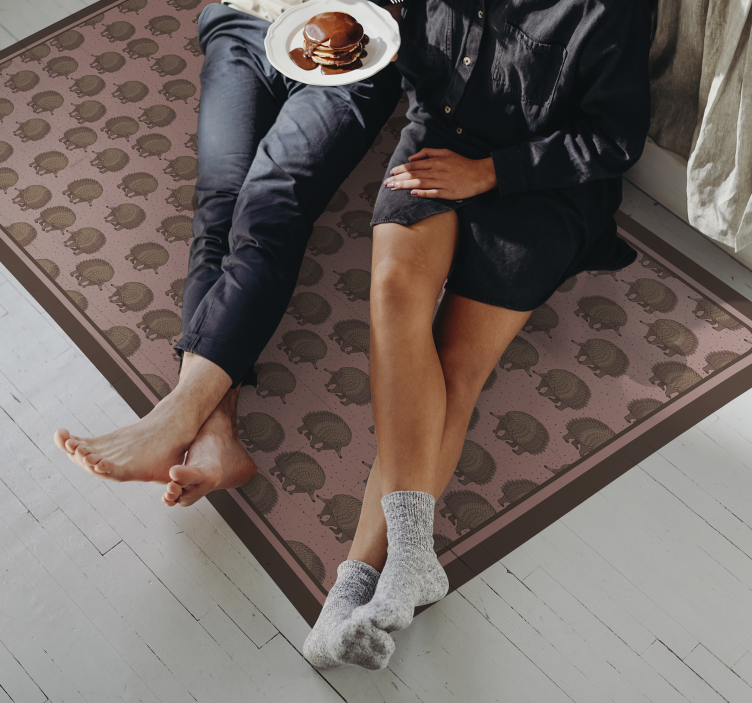 Vinil podovi životinja uzorak ježa - TenStickers