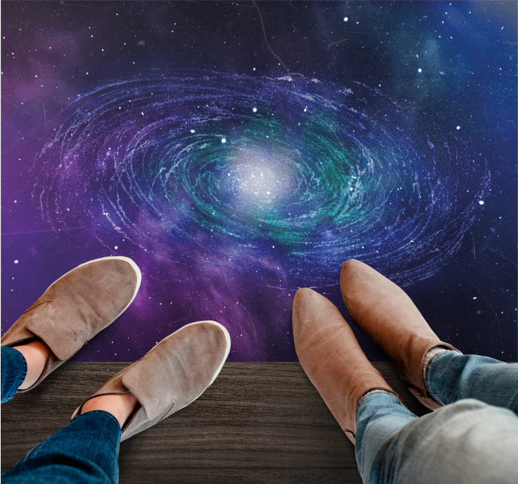 Vinil podovi zvijezde galaktički vrtložni uzorak - TenStickers