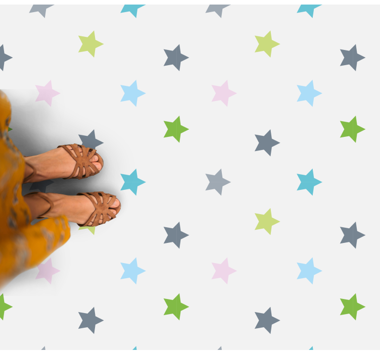 Vinil podovi zvijezde minimalističke boje - TenStickers