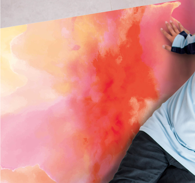 Drugi vinil podovi živahne apstraktne nijanse - TenStickers