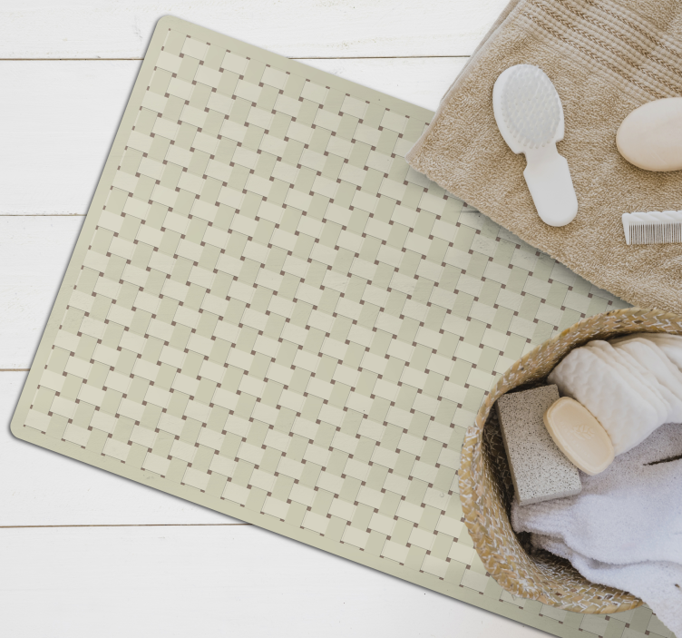 Vinil prostirka bambus tekstura drveni pod - TenStickers