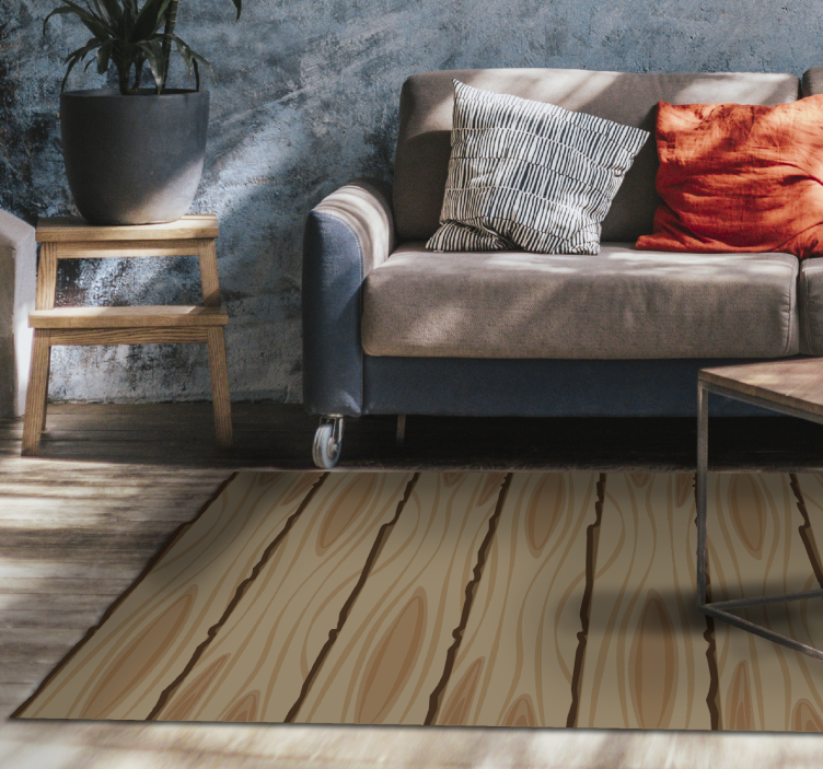 Vinil prostirka drvene pruge drveni pod - TenStickers