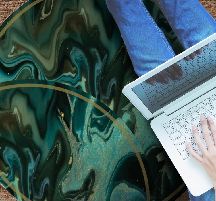 Mramorni vinilni tepih apstraktna mramorna tekstura - TenStickers