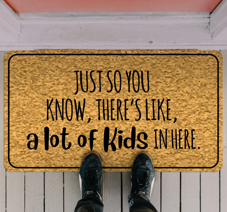 Vinilne prostirke s frazama informativni tekst unosa - TenStickers