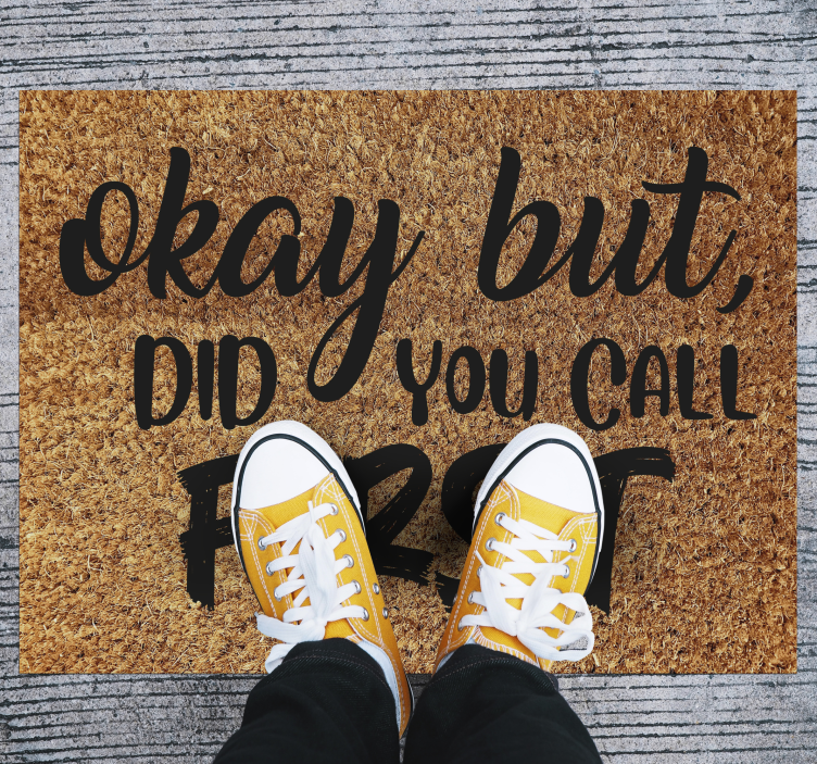 Vinil podovi ulazni hodnik smiješna fraza dobrodošlice - TenStickers