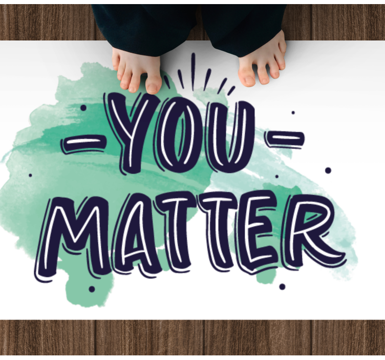 Vinilne prostirke s frazama ti brojiš - TenStickers