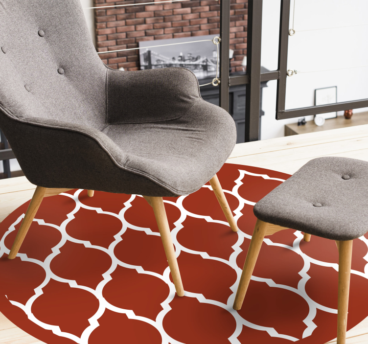 Vintage pločica dizajn tepih - TenStickers