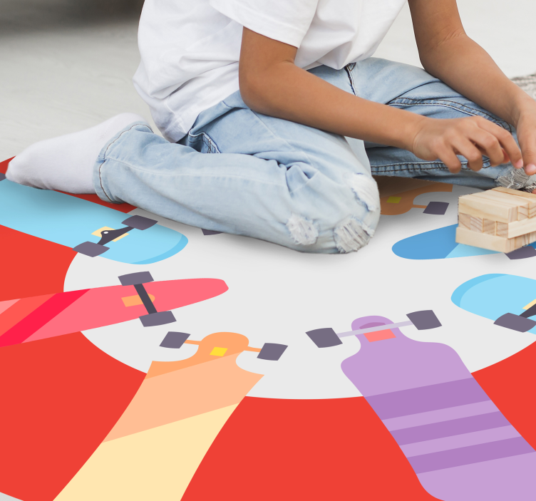 Vrste skateboard teen vinil prostirka - TenStickers