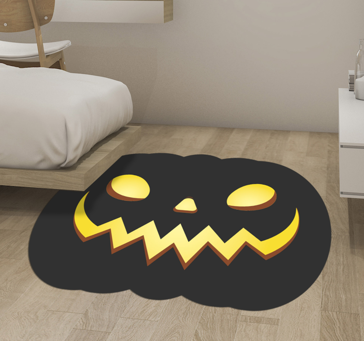 Zastrašujuće halloween bundeve vinil prostirka - TenStickers