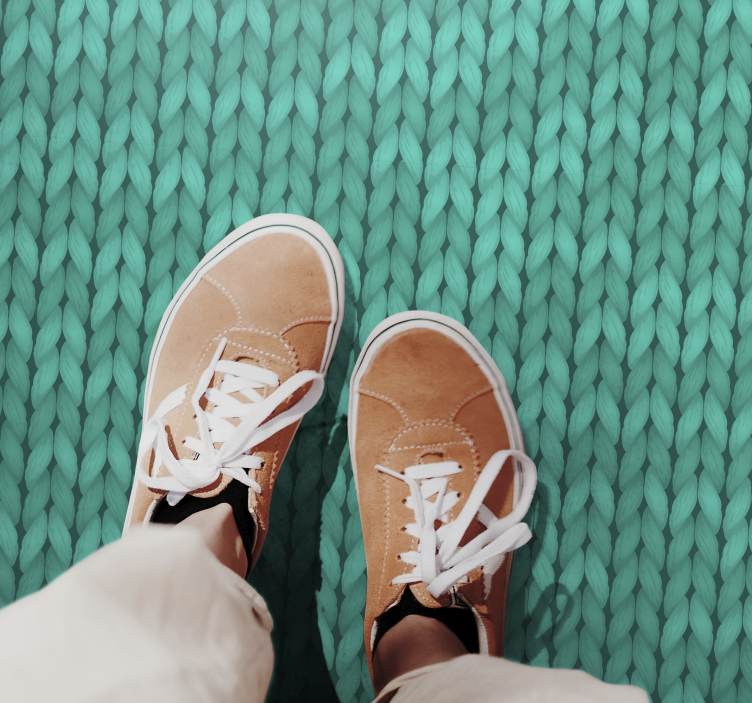 Zeleni konopi minimalni vinil tepih - TenStickers