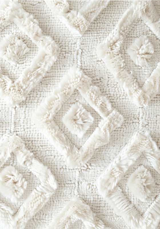 Vinil podovi bijela dijamantni uzorak - TenStickers