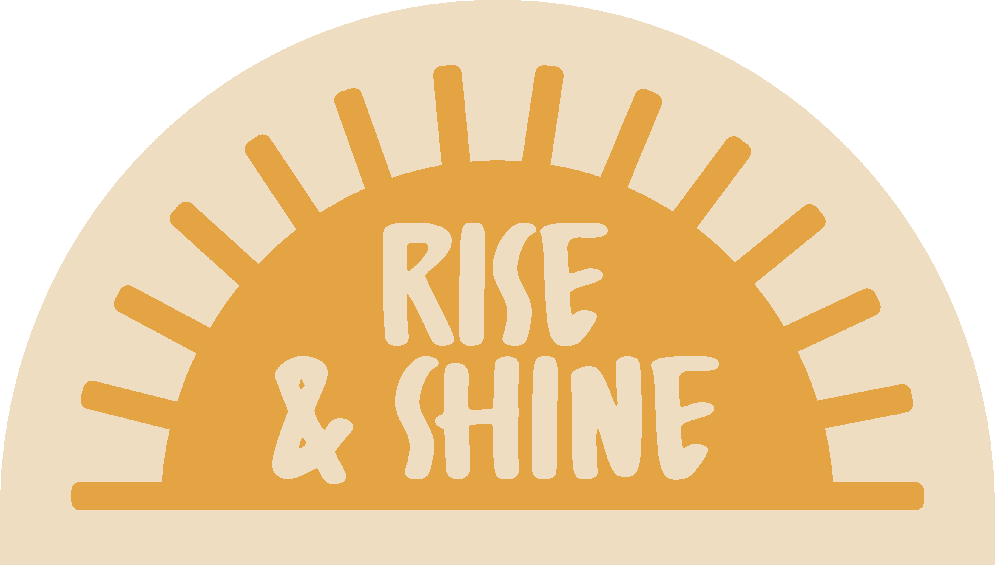 Vinil podovi za kupatilo tekst rise and shine - TenStickers