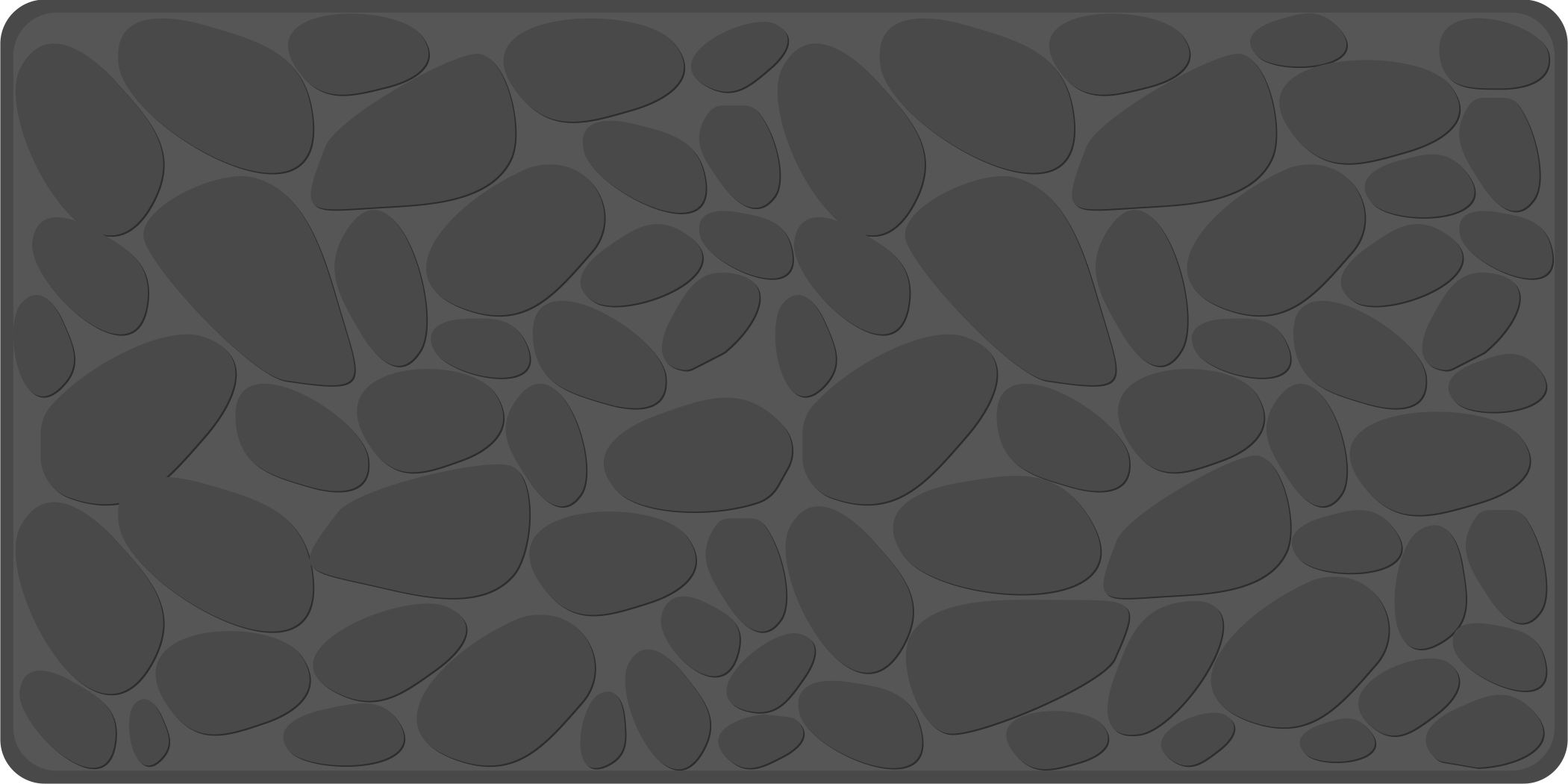 Vinil podovi za kupatilo efekt sive stijene - TenStickers