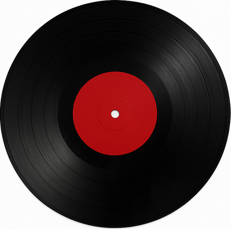 Vinil podovi blagovaonica gigantska vinilna ploča - TenStickers