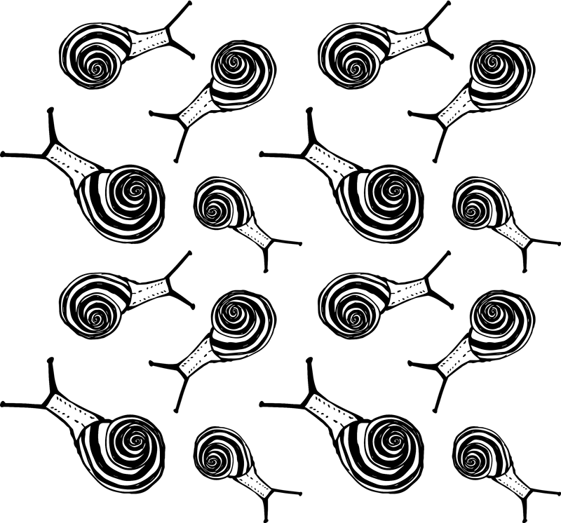 Vinil podovi životinja pakiranje puževa - TenStickers