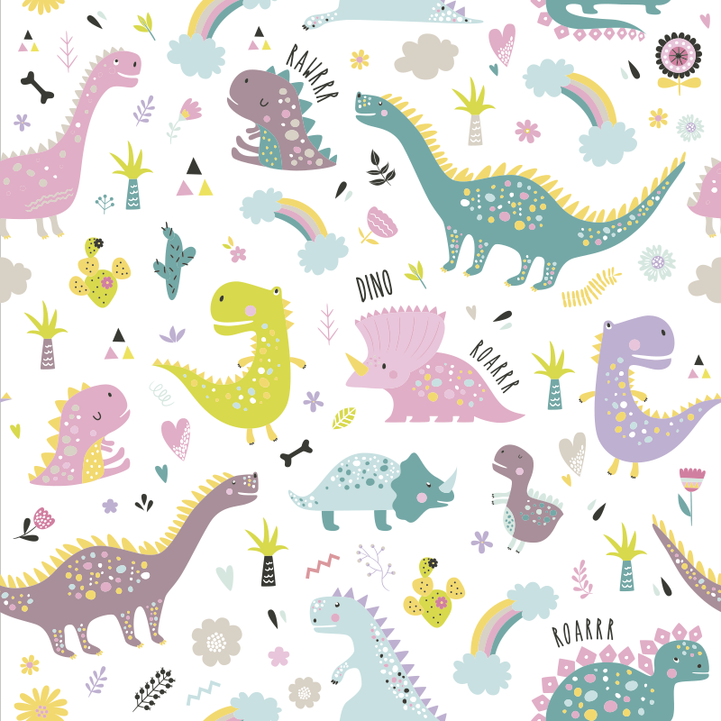 Vinil podovi životinja dinosaur kallax - TenStickers