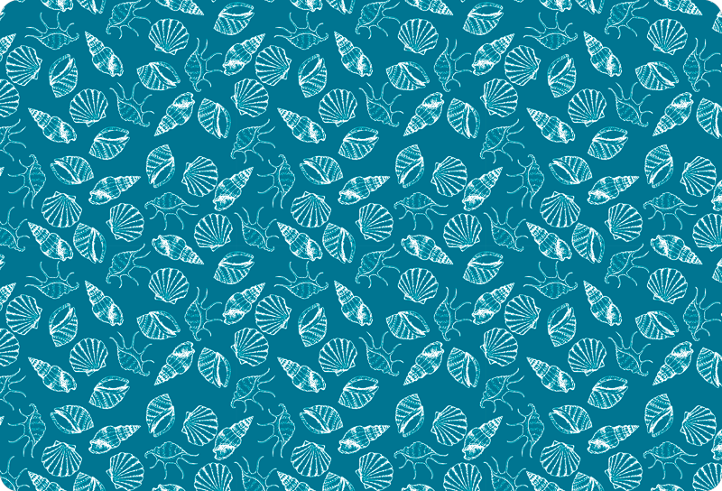 Vinil podovi životinja s morskim školjkama - TenStickers