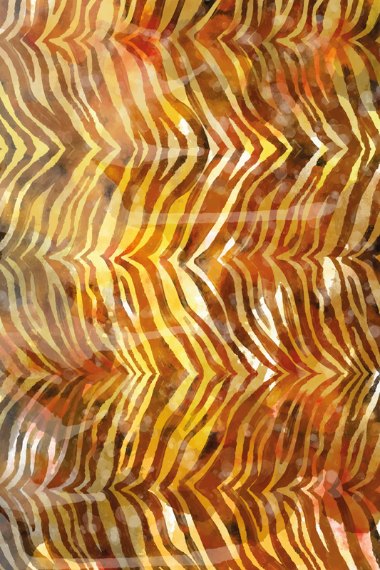 Vinil podovi životinja zebra tekstura akvarel - TenStickers