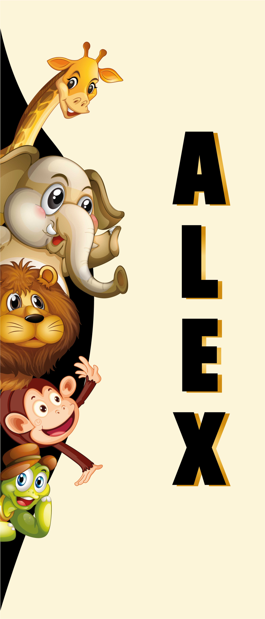 Vinil podovi životinja 3d slatke životinje - TenStickers