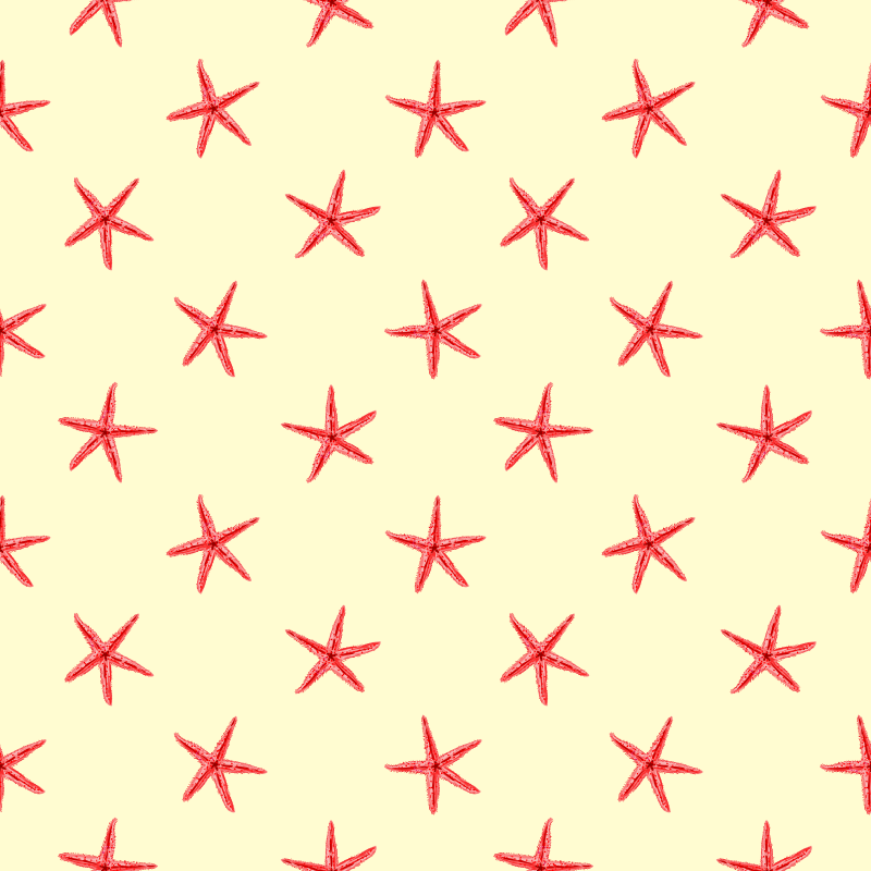 Vinil podovi životinja morska zvijezda na finom pijesku - TenStickers