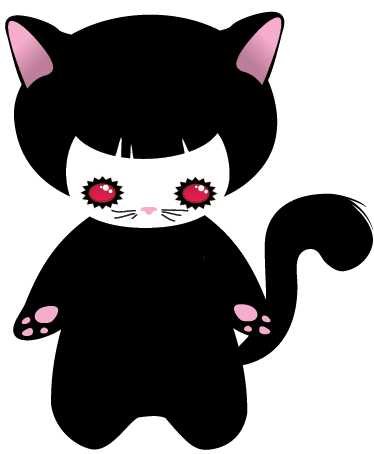 Vinil podovi životinja za bebe mačke čudovište - TenStickers