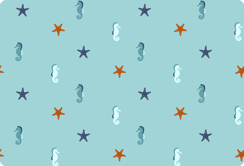 Vinil podovi životinja u morskom stilu - TenStickers