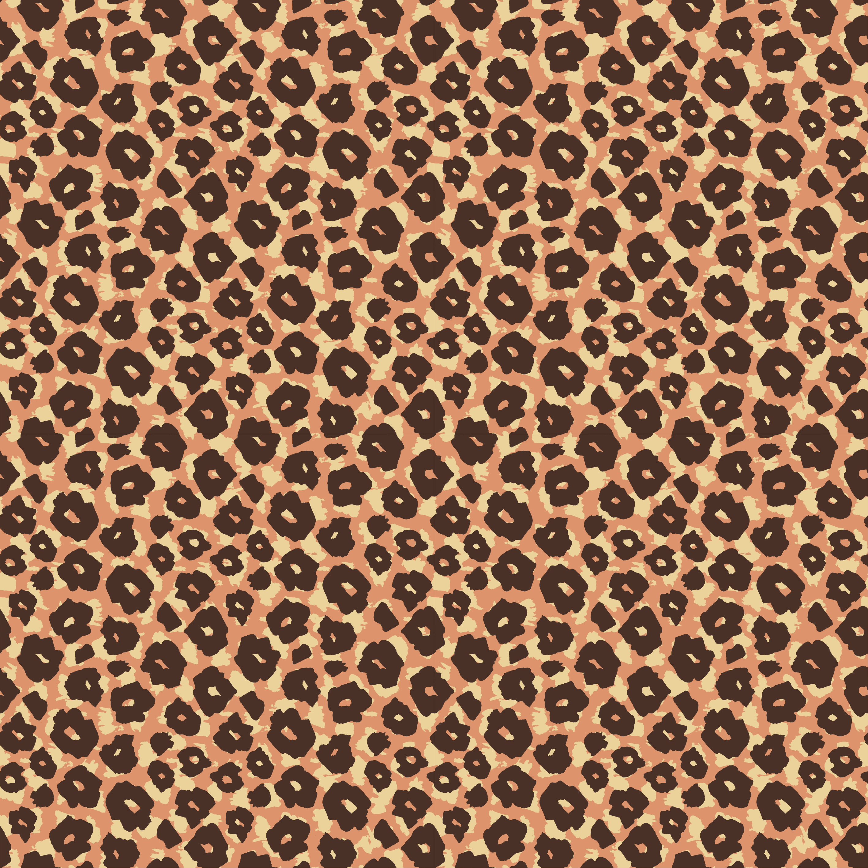 Vinil podovi životinja u imitaciji klasičnog leoparda - TenStickers