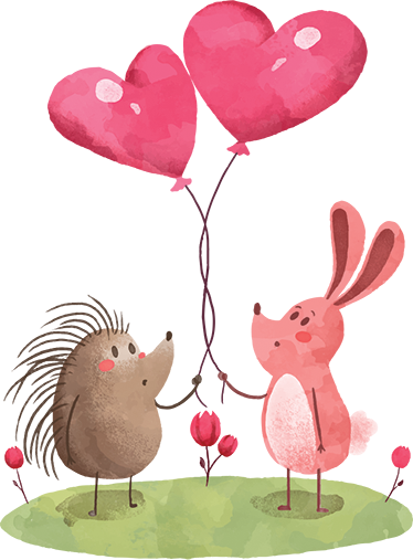 Vinil podovi životinja slatki ljubimci - TenStickers