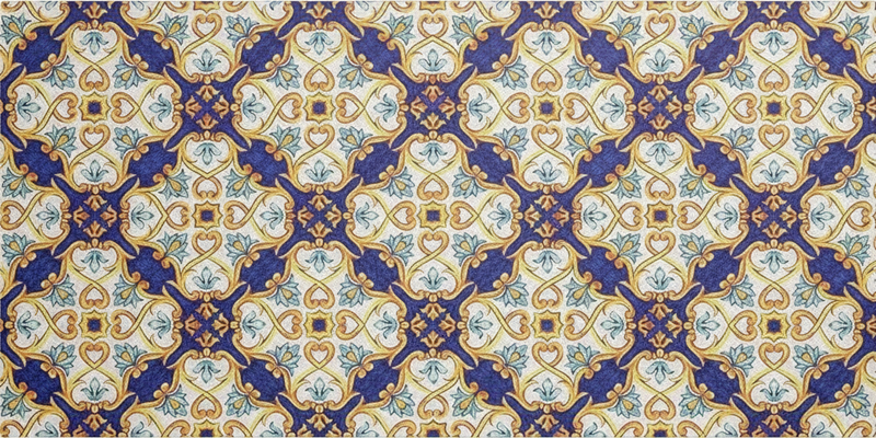 Vinil pod u kuhinji regal mediterranean - TenStickers