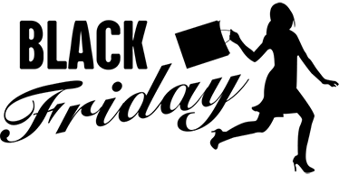 Vinilni tepih black friday za žene u kupovini - TenStickers