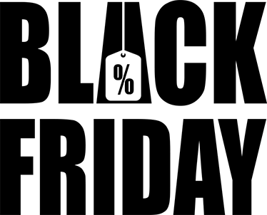 Vinilni tepih black friday jednostavna bijela pozadina - TenStickers