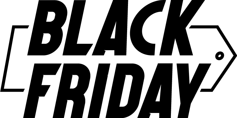 Vinilni tepih black friday u modernom kurzivu - TenStickers