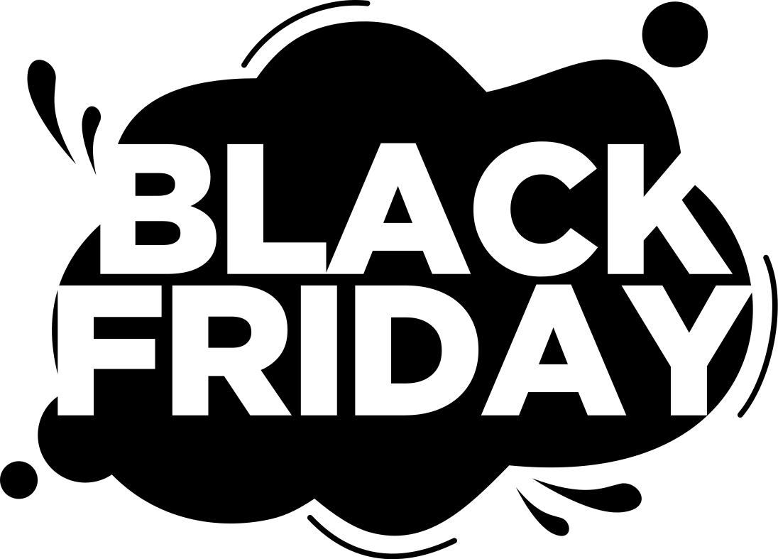 Vinilni tepih black friday s efektom boje splash - TenStickers