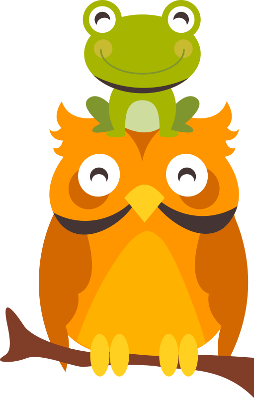 Vinil podovi životinja s maštovitim likovima - TenStickers