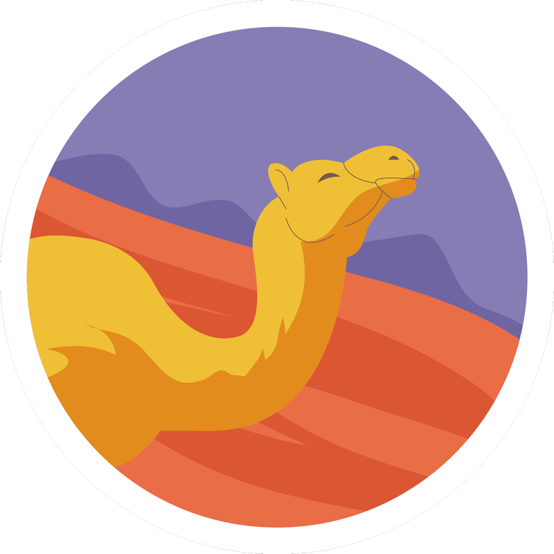 Vinil podovi životinja iz pustinje - TenStickers