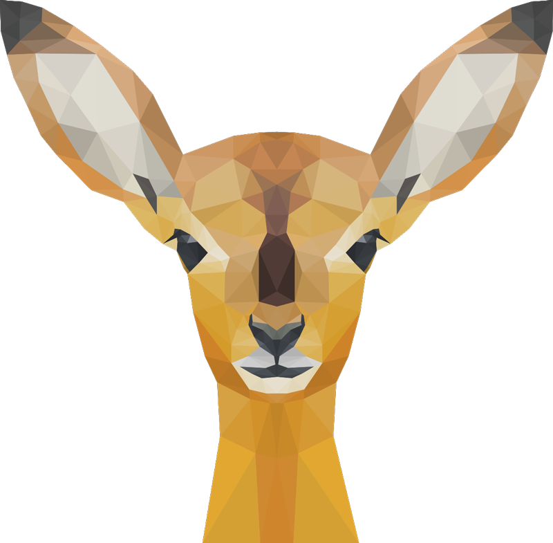 Vinil podovi životinja srna - TenStickers